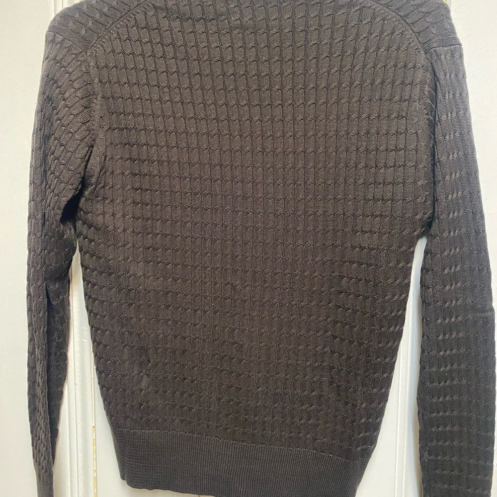 Brown Button-Up Cardigan - Picture 2 of 5